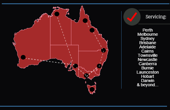 Moving Interstate Australia Service Areas - Budget Self Pack Containers